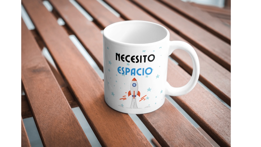 Taza «Necesito Espacio»